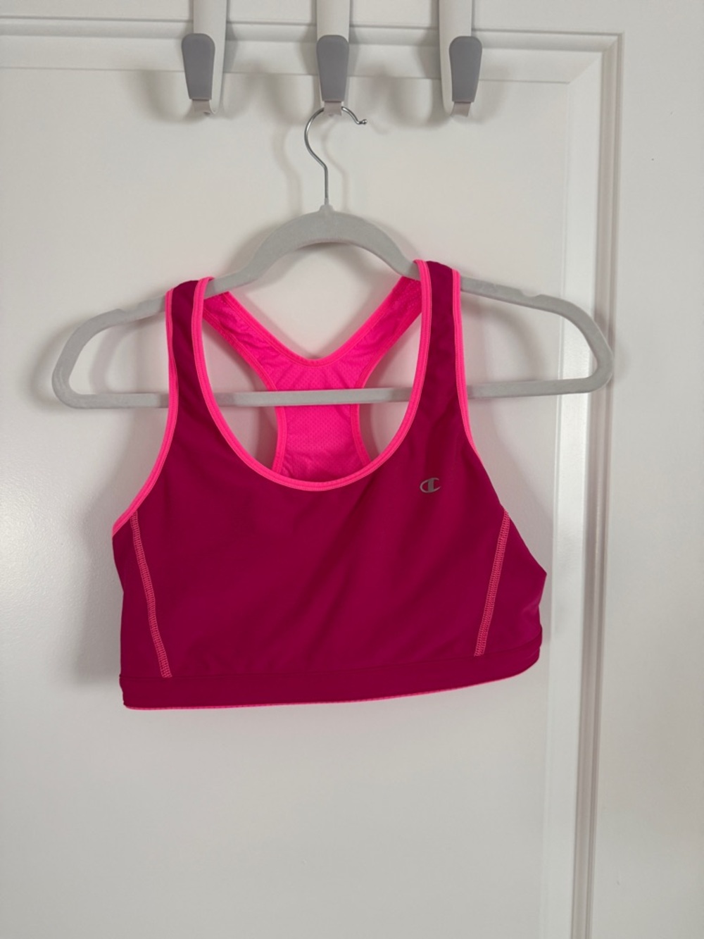 Champion Hot Pink Racerback Reversible Sports Bra